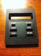 BMW E28 E30 6-Button OBC Module Face Cover Plate Genuine, On Board Computer