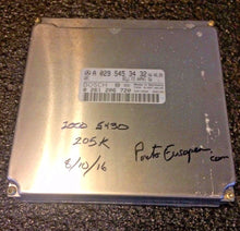2000 MERCEDES SL500 ENGINE COMPUTER CONTROL MODULE ECU ECM MGS 0295453432 R129