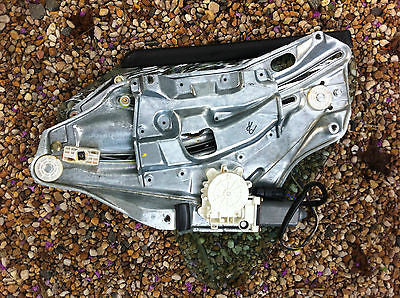 BMW E36 M3 Convertible Right Rear Window Regulator w Glass 318iC 