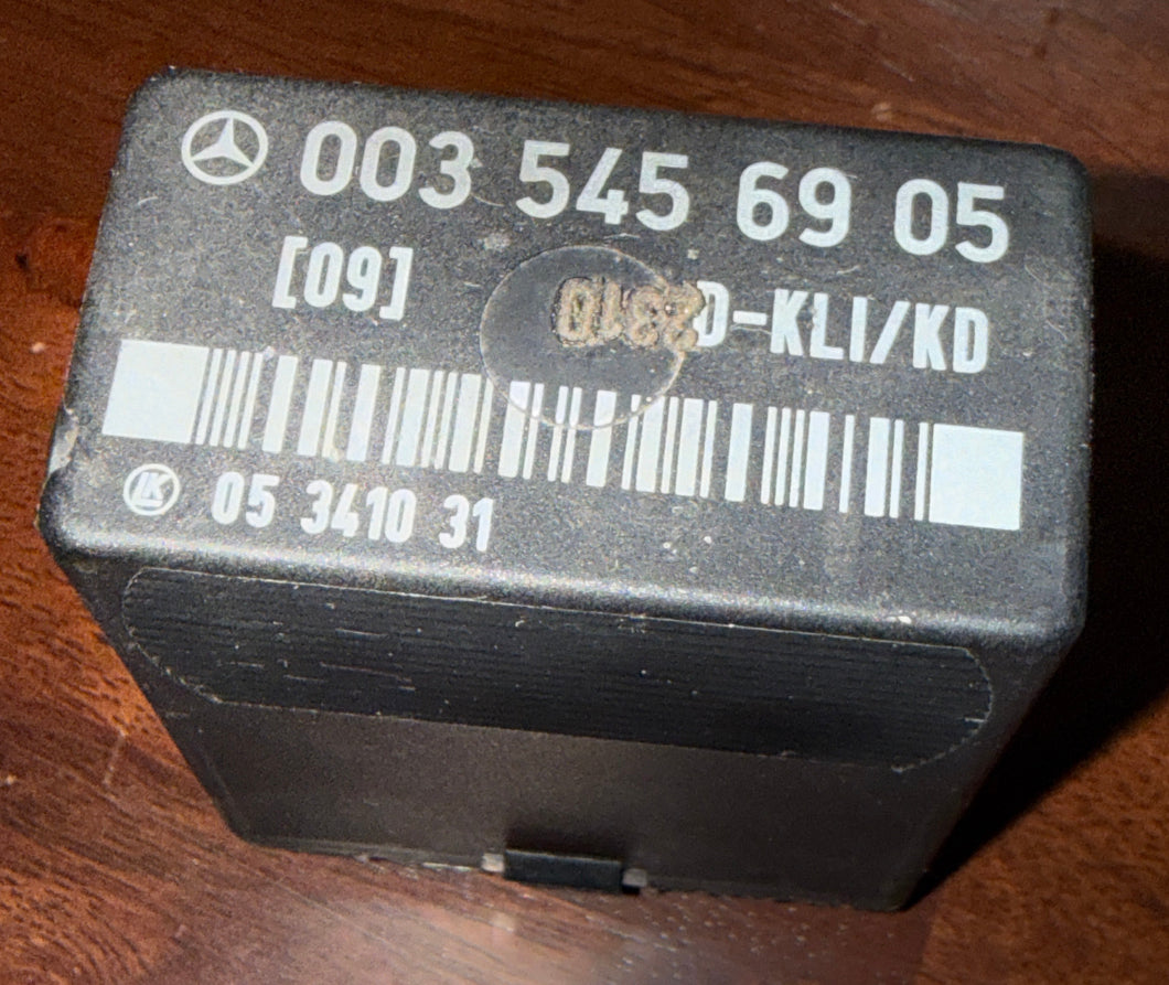 MERCEDES-BENZ W201 W124 W126 Klima Kickdown AC SYSTEM CUT OFF RELAY 0035456905 MERCEDES OEM D-KLI/KD