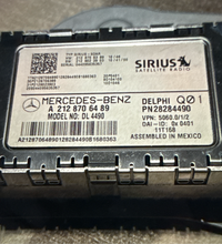 2011-14 Mercedes E350 C300 CLS550 Sirius Satellite Radio Receiver Control Module, TESTED With Bracket!