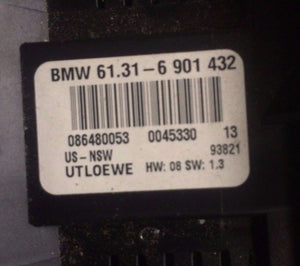 BMW E46 2000 323i HEADLIGHT LIGHT CONTROL SWITCH FOG LAMP 6901432 CLUSTER DIMMER