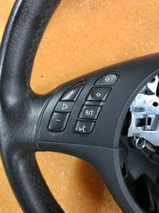 2003 BMW E46 330i Tri-Spoke Steering Wheel with Buttons